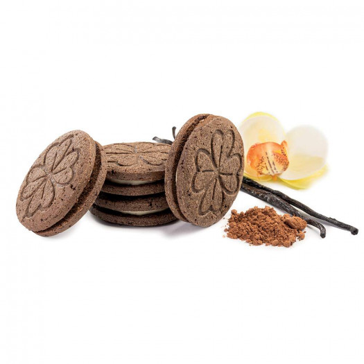 BISCOTTI CACAO e CREMA alla VANIGLIA BISCOTTI CACAO e CREMA alla VANIGLIA